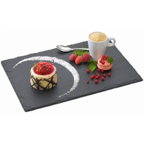  [아마존베스트]Lonovel Slate Cheese Board Natural Slate Cheese Plates for Kitchen Dining,Parties,Entertaining,8x12 Slate Placemats Slate Serving Tray for Cake,Fruit,Biscuit,Meat,Charcuterie Slate