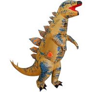 할로윈 용품Lontakids Inflatable Dinosaur Costume for Kids, Stegosaurus Halloween Fancy Dress Blow Up Costume Children (Child (height 4-411), Stegosaurus)