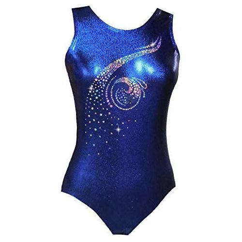  Look-It Activewear Sparkle Midnight Blue Leotard Gymnastics and Dance for girls and women