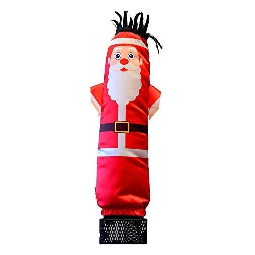  LookOurWay Mini Air Dancers Inflatable Tube Man Set Desktop Size, Christmas Santa