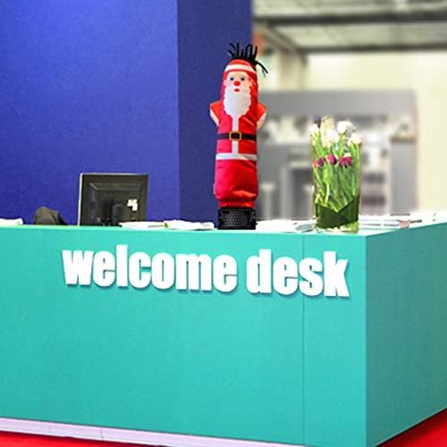  LookOurWay Mini Air Dancers Inflatable Tube Man Set Desktop Size, Christmas Santa