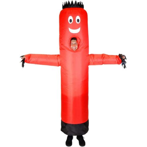  LookOurWay Air Dancers Inflatable Tube Man Costume, Red