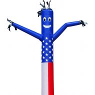 LookOurWay Air Dancers Inflatable Tube Man Attachment, 20-Feet, RedWhiteGreen (No Blower)