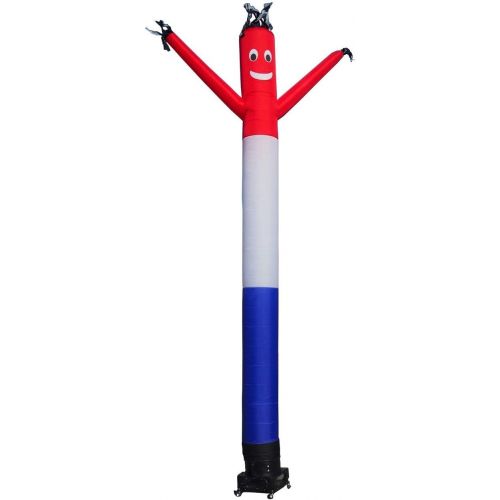  LookOurWay Air Dancers Inflatable Tube Man Attachment, 20-Feet, RedWhiteGreen (No Blower)