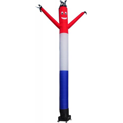  LookOurWay Air Dancers Inflatable Tube Man Attachment, 20-Feet, RedWhiteGreen (No Blower)