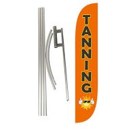 LookOurWay Tanning Complete Set with Pole & Ground Spike