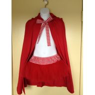 Lookatmybooties Little Red Riding Hood Plus Size Cape and Red TuTu Halloween Plus Size Cosplay Costume