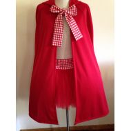 Lookatmybooties Little Red Riding Hood Plus Size Cape and Red TuTu Halloween plus Size Costume