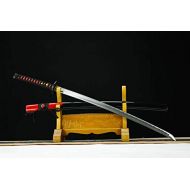 Loong sword Nihontou Katana,Kendo,Handmade(Medium Carbon Steel Blade,Alloy,Solid Wood saya) Full Tang