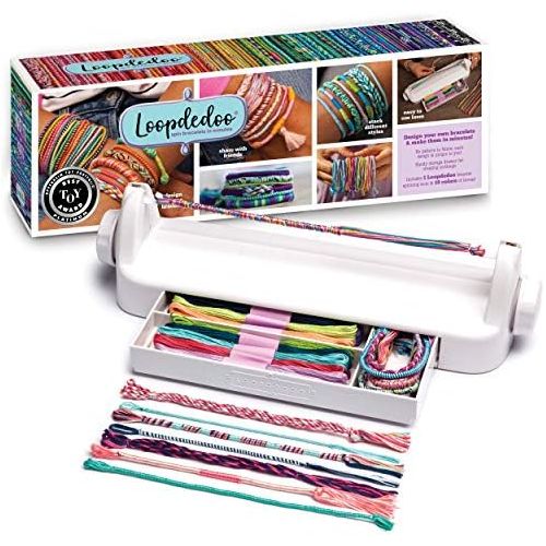  [아마존베스트]Loopdedoo  Friendship Bracelet Maker Kit  DIY Friendship Bracelets in Min  Award-Winning Bracelet Kit