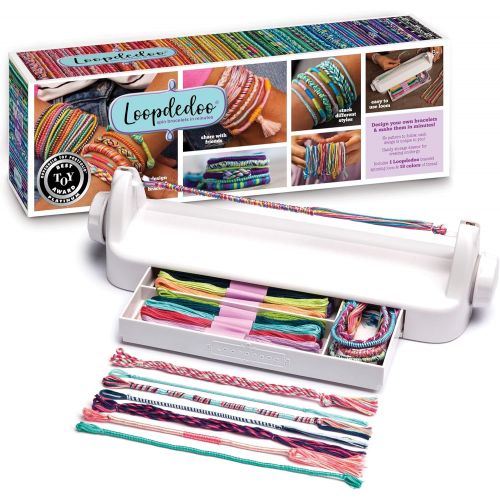  [아마존베스트]Loopdedoo  Friendship Bracelet Maker Kit  DIY Friendship Bracelets in Min  Award-Winning Bracelet Kit