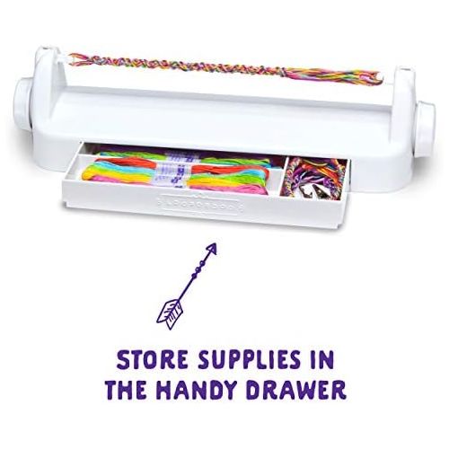  [아마존베스트]Loopdedoo  DIY Friendship Bracelet Maker Kit  Make Bracelets In Minutes  Award-Winning Craft Kit