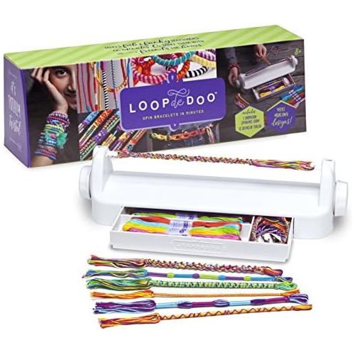  [아마존베스트]Loopdedoo  DIY Friendship Bracelet Maker Kit  Make Bracelets In Minutes  Award-Winning Craft Kit