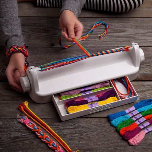  [아마존베스트]Loopdedoo  DIY Friendship Bracelet Maker Kit  Make Bracelets In Minutes  Award-Winning Craft Kit