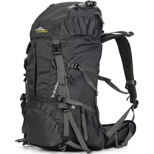  [아마존베스트]Loowoko Hiking Backpack 50L Travel Camping Backpack with Rain Cover