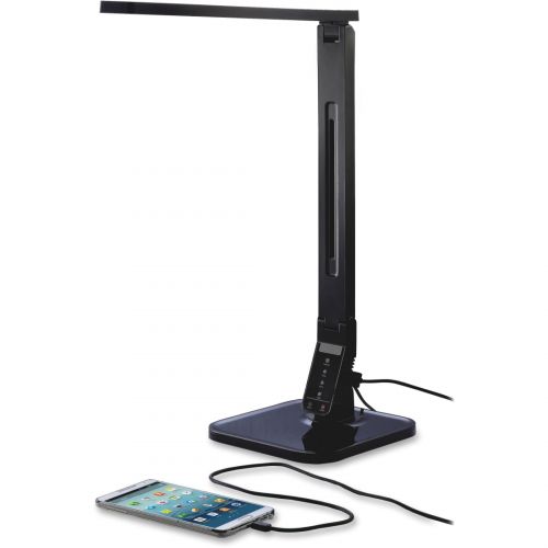  Lorell, LLR99772, Smart LED Desk Lamp, 1 Each, Black