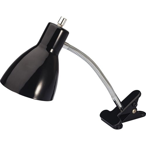  Lorell, LLR99963, 10-watt LED Bulb Clip-on Desk Lamp, 1 Each, Black