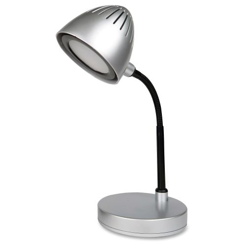  Lorell, LLR99777, Silver Shade LED Desk Lamp, 1 Each, Silver