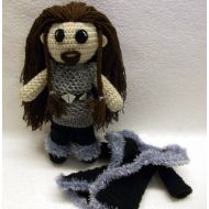 /LorensDolls Thorin Oakenshield Crochet Doll Portrait doll Personalized gift Thorin Oakenshield figures The Hobbit The Lord of the Rings MADE TO ORDER
