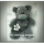 /LorensDolls Hand knitted Teddy Bear Valentines Day Gift with Love Gift for Her Will be made Just for You