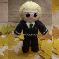 LorensDolls Draco Malfoy Crochet Doll Portrait doll Personalized gift Hogwarts Rowling teenage gift Harry Potter doll Wizardry Will be made JUST FOR YOU