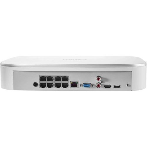  [아마존베스트]Lorex N842A82 4K Ultra HD 8 Channel 2TB IP Security System Network Video Recorder (NVR) with Smart Motion Detection, Voice Control and Fusion Capabilities, White