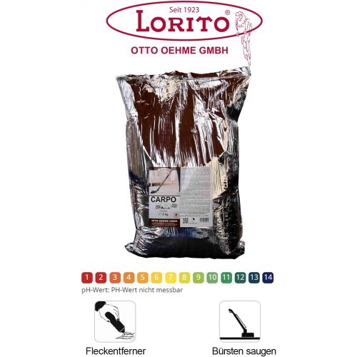  [아마존베스트]Lorito Carpo Carpet Cleaning Powder, Carpet Cleaner, Carpet Powder 0.5 kg for 10-15 m²