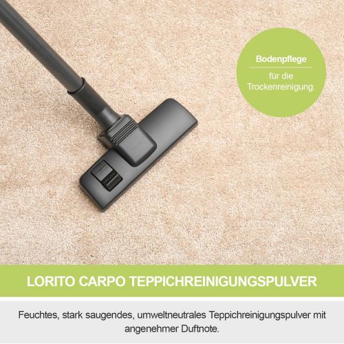  [아마존베스트]Lorito Carpo Carpet Cleaning Powder, Carpet Cleaner, Carpet Powder 0.5 kg for 10-15 m²