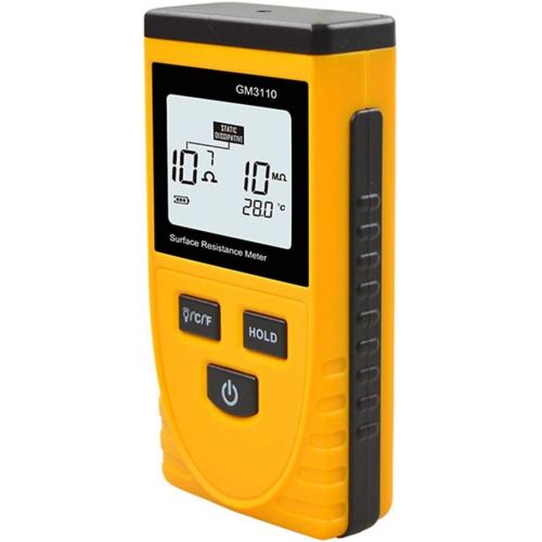  Lorsoul Benetech GM3110 Digital-Handoberflachenwiderstand Tester, mit Datenlese Bildschirm, ohne Batterie