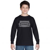 Los Angeles Pop Art Boys The U.S. Ranger Creed Long-sleeve T-shirt by Los Angeles Pop Art