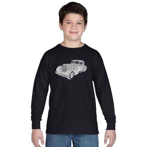  Los Angeles Pop Art Boys Mobsters Long-sleeved T-Shirt by Los Angeles Pop Art