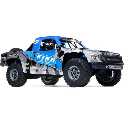  Losi RC Truck 1/6 Super Baja Rey 2.0 4WD Brushless Desert Truck RTR (Battery and Charger Not Included), King Shocks, LOS05021T2