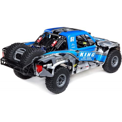  Losi RC Truck 1/6 Super Baja Rey 2.0 4WD Brushless Desert Truck RTR (Battery and Charger Not Included), King Shocks, LOS05021T2