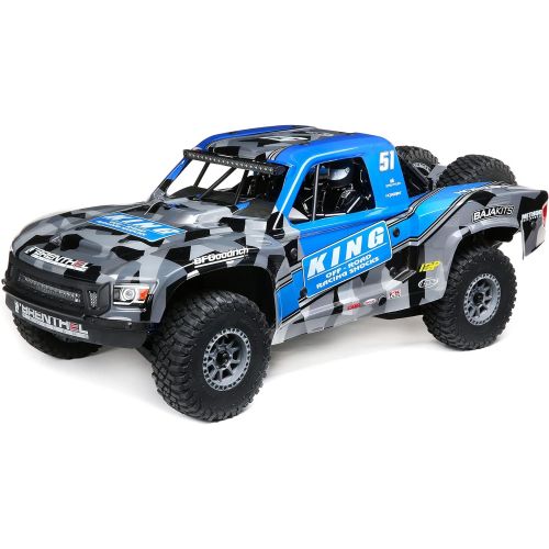  Losi RC Truck 1/6 Super Baja Rey 2.0 4WD Brushless Desert Truck RTR (Battery and Charger Not Included), King Shocks, LOS05021T2