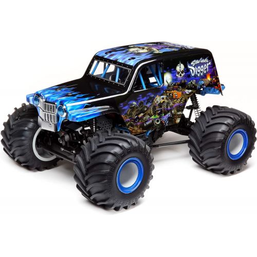 Losi RC Truck LMT 4WD Solid Axle Monster Truck RTR (Battery and Charger Not Included), Son-uva Digger, LOS04021T2