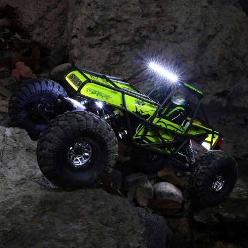  Losi 1/10 Night Crawler SE 4WD Rock Crawler Brushed RTR, Green, LOS03015T2