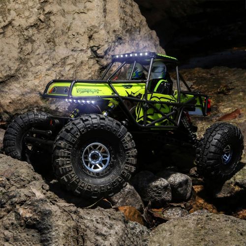  Losi 1/10 Night Crawler SE 4WD Rock Crawler Brushed RTR, Green, LOS03015T2