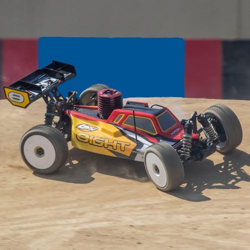  Losi RC Car 8IGHT Nitro RTR (Nitromethane Fuel, Dispenser, Charger and Glow Igniter not Included): 1/8 4WD Buggy, LOS04010V2