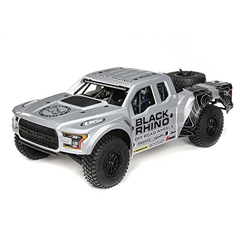  Losi RC Truck 1/10 Black Rhino Ford Raptor Baja Rey 4WD Brushless RTR (Battery and Charger Not Included) with Smart, LOS03020V2T2