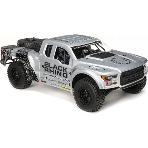  Losi RC Truck 1/10 Black Rhino Ford Raptor Baja Rey 4WD Brushless RTR (Battery and Charger Not Included) with Smart, LOS03020V2T2
