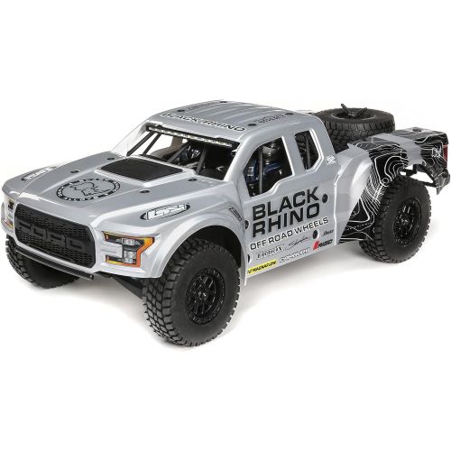  Losi RC Truck 1/10 Black Rhino Ford Raptor Baja Rey 4WD Brushless RTR (Battery and Charger Not Included) with Smart, LOS03020V2T2