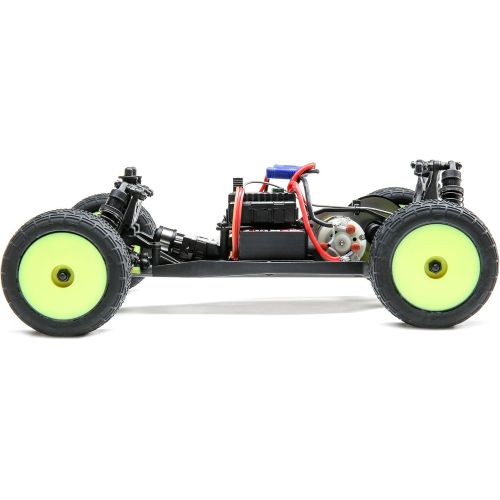  Losi 1/18 Mini-T 2.0 2WD Stadium RC Truck Brushed Ready to Run (Battery, Receiver, Charger and Transmitter Included), Gray/White, LOS01015T3