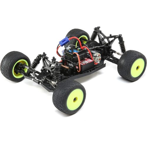  Losi 1/18 Mini-T 2.0 2WD Stadium RC Truck Brushed Ready to Run (Battery, Receiver, Charger and Transmitter Included), Gray/White, LOS01015T3