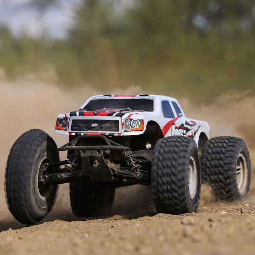  Losi 1/10 Tenacity 4WD RC Monster Truck Brushless RTR with AVC, White