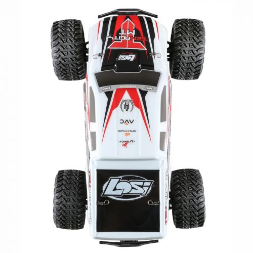  Losi 1/10 Tenacity 4WD RC Monster Truck Brushless RTR with AVC, White