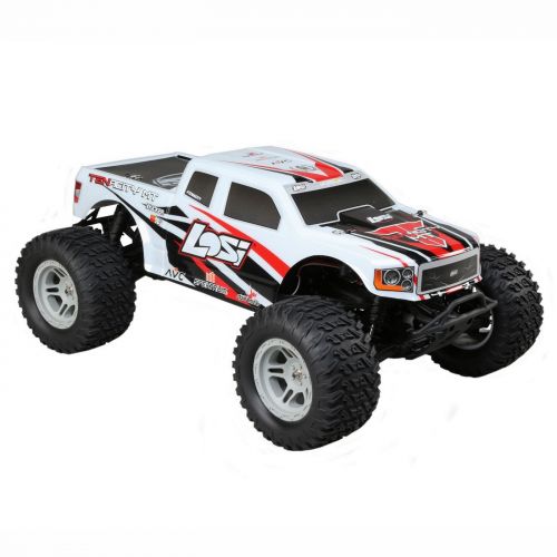  Losi 1/10 Tenacity 4WD RC Monster Truck Brushless RTR with AVC, White