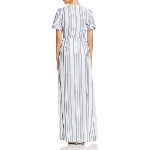  Lost and Wander Lost + Wander Marina Striped Tie-Front Dress