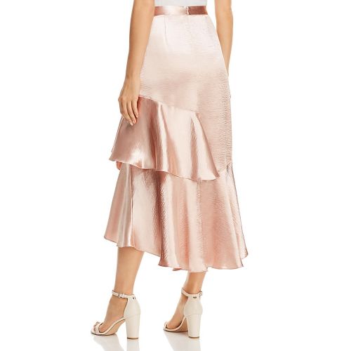  Lost and Wander Lost + Wander Mademoiselle Ruffled Satin Skirt