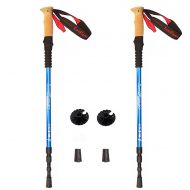 LotFancy Trekking Poles - Ultralight Walking Hiking Sticks, Adjustable Trail Poles for Women Men