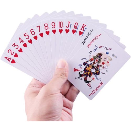  [아마존베스트]LotFancy Playing Cards, Poker Size Standard Index, 12 Decks of Cards (6 Blue and 6 Red), for Blackjack, Euchre, Canasta, Pinochle Card Game